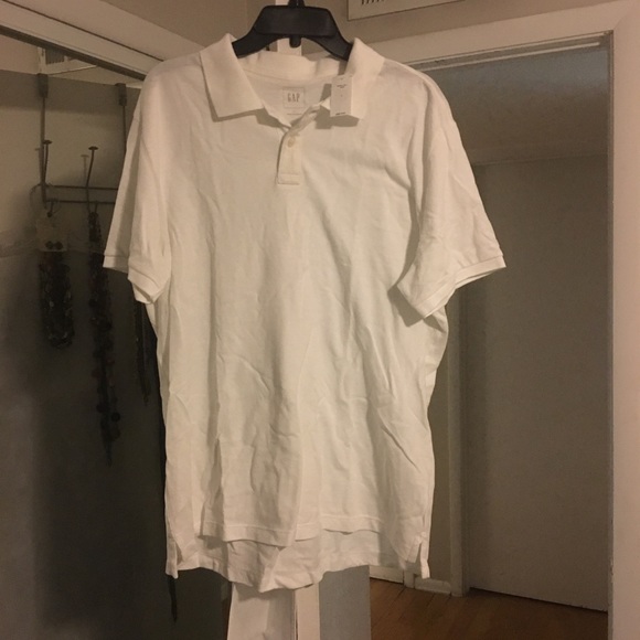 Gap NWT L white polo - Picture 2 of 3